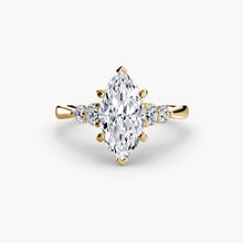 Solitaire with Shoulder Accents 2