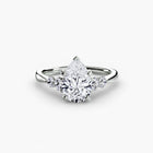 Solitaire with Shoulder Accents 2