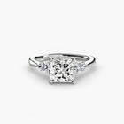 Solitaire with Shoulder Accents 2