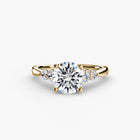 Solitaire with Shoulder Accents 2