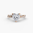 The Twisted Pavé Solitaire