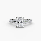 The Twisted Pavé Solitaire