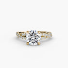 The Twisted Pavé Solitaire