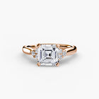 Solitaire with Cluster Shoulders 2