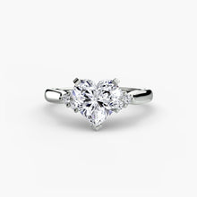 Solitaire with Cluster Shoulders 2