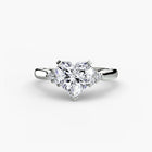 Solitaire with Cluster Shoulders 2