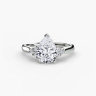 Solitaire with Cluster Shoulders 2