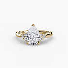 Solitaire with Cluster Shoulders 2