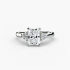 Solitaire with Cluster Shoulders 2