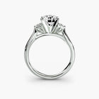 Solitaire with Cluster Shoulders 2