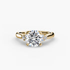 Solitaire with Cluster Shoulders 2