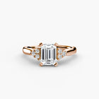 Solitaire with Cluster Shoulders 2