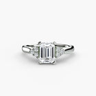 Solitaire with Cluster Shoulders 2