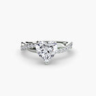 The Emerald Twist Pavé Ring